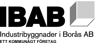 IBAB Industribyggnader i Borås AB ETT KOMMUNÄGT FÖRETAG logo 1 svart-vit - kopia