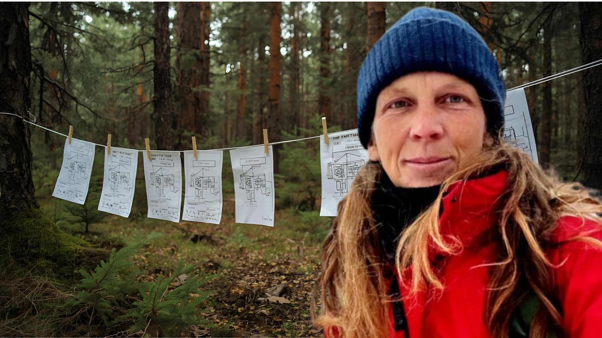 Klädnypor och ett streck – ett sätt att släppa sliden