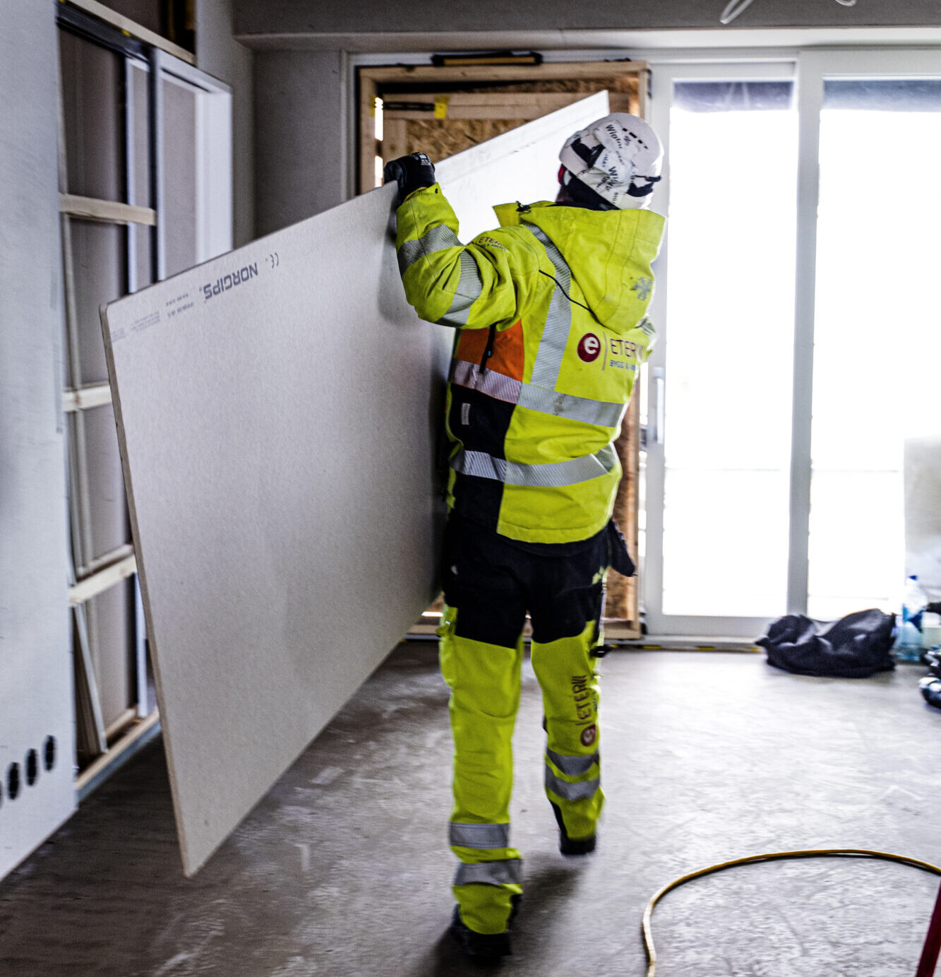 Cirkulär ekonomi i praktiken – gips  av restmaterial från industrin