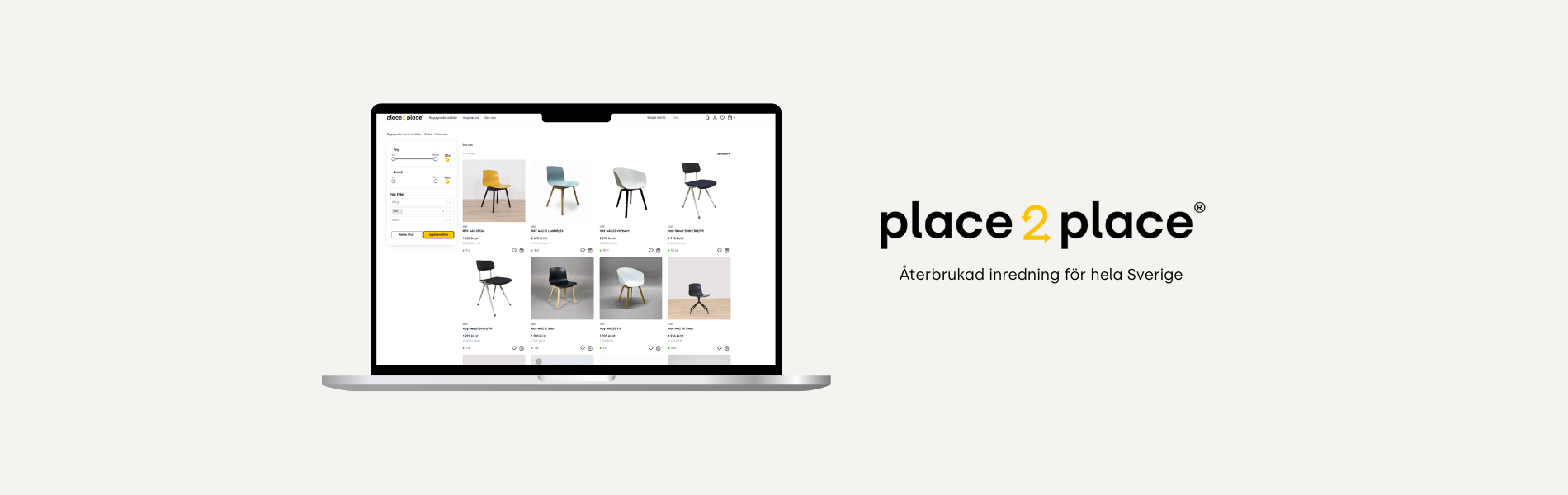 Återbrukad inredning för hela Sverige
