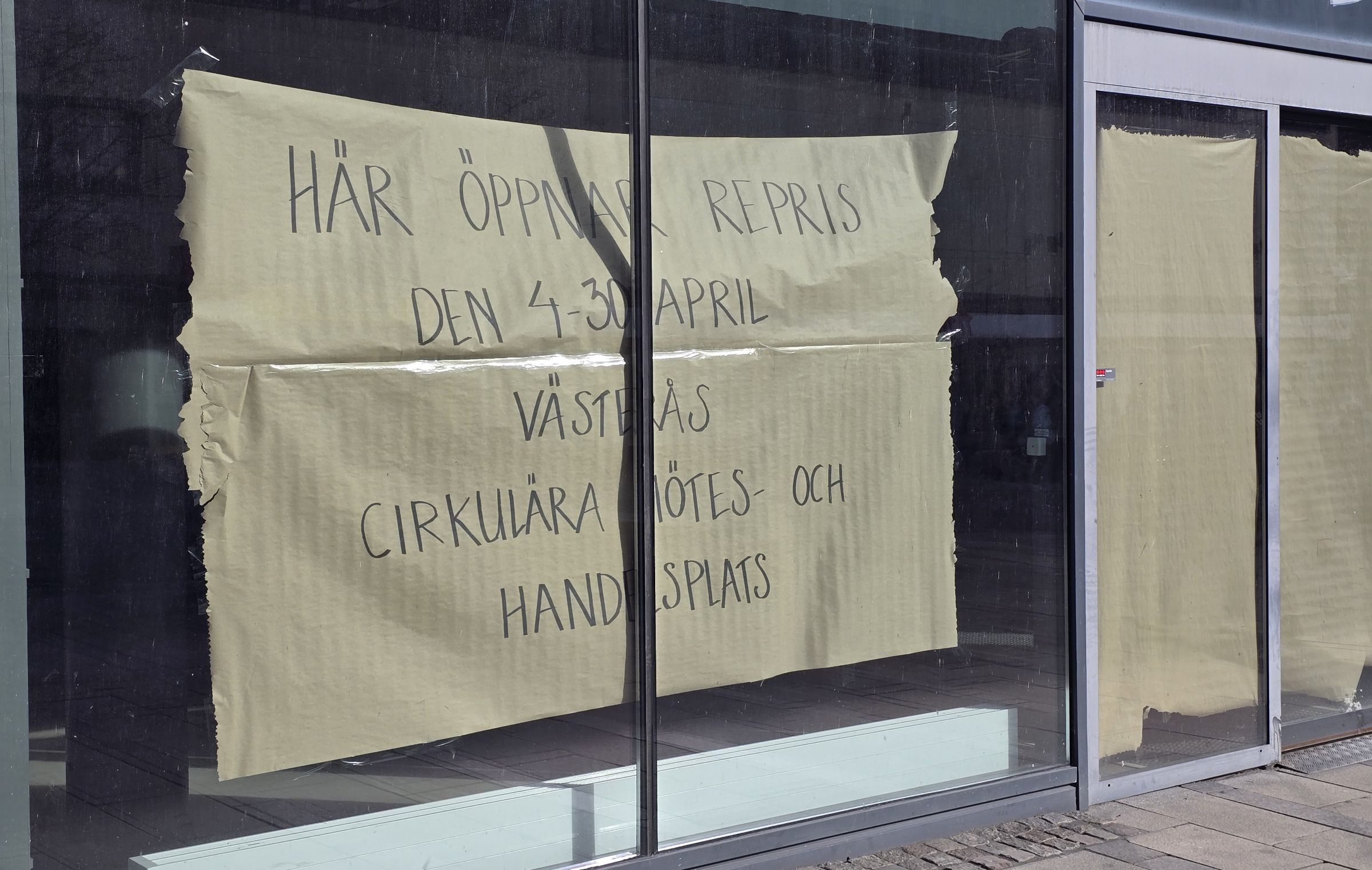 Repris Skyltfönster öppnar snart nära 500 kB
